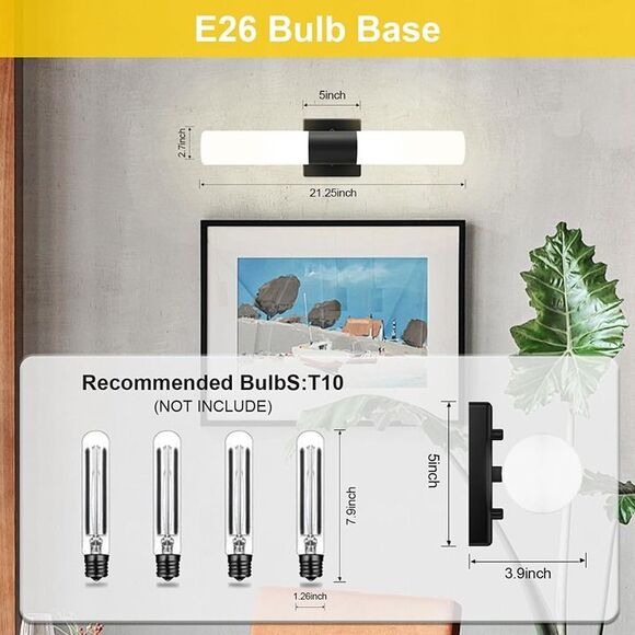 Kalium Bathroom Wall Sconce Fixture - Picture 3 of 10
